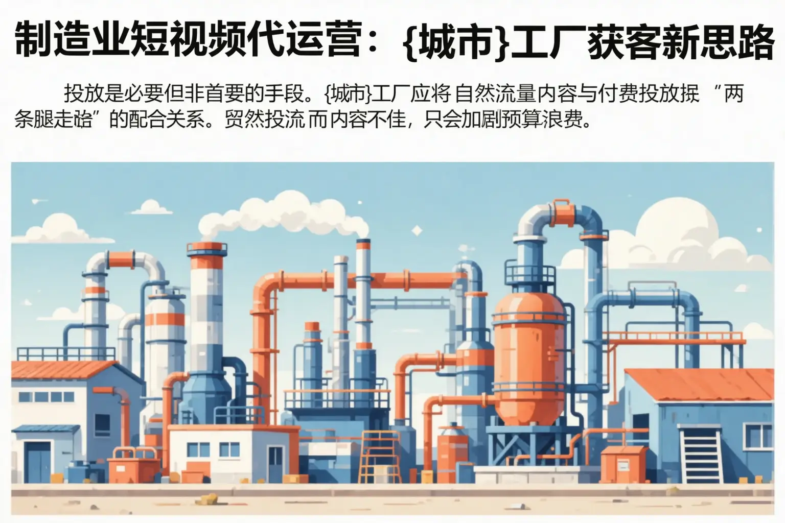 制造业短视频代运营:佛山工厂获客新思路