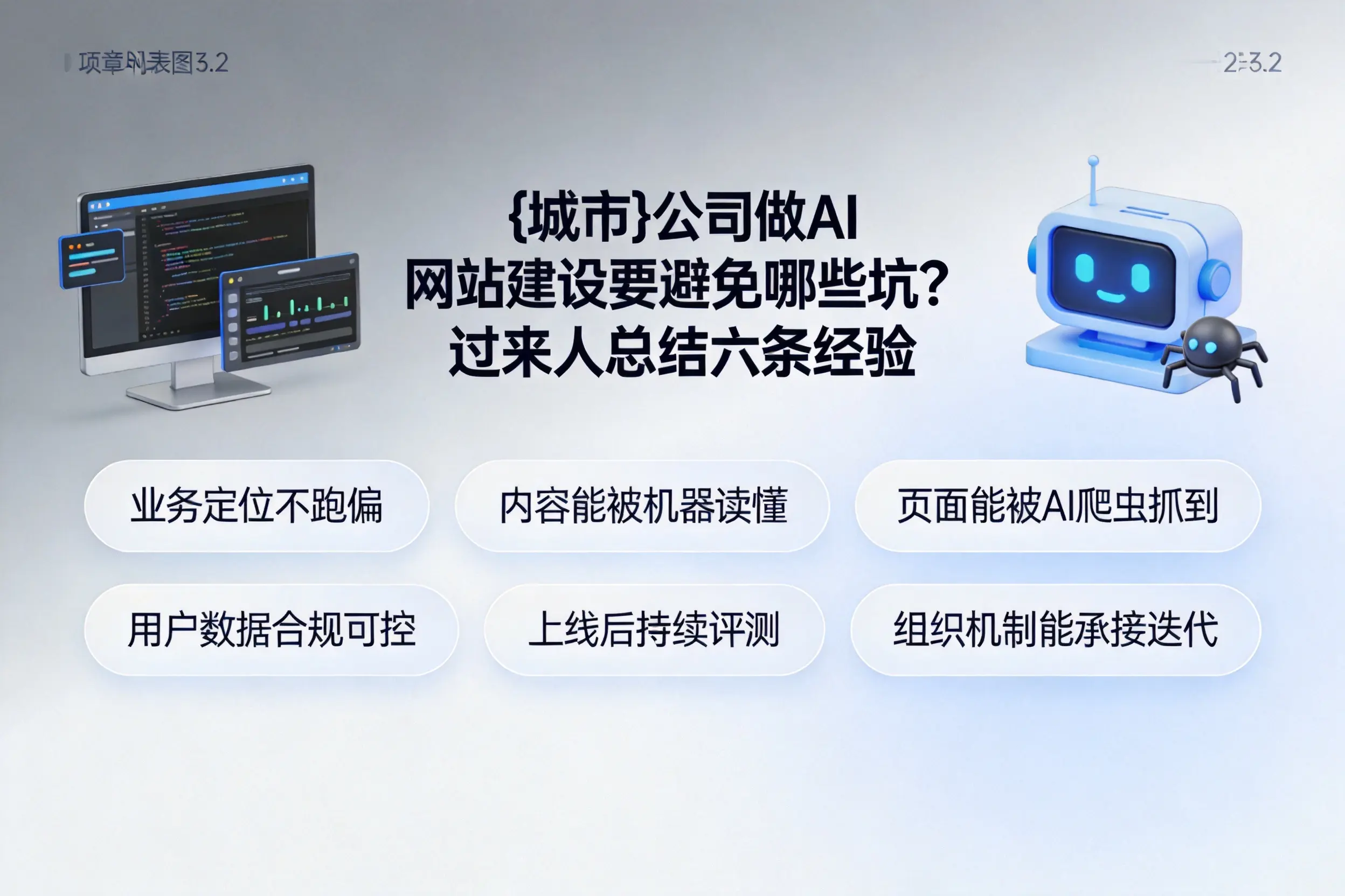 佛山公司做AI网站建设要避免哪些坑?过来人总结六条经验
