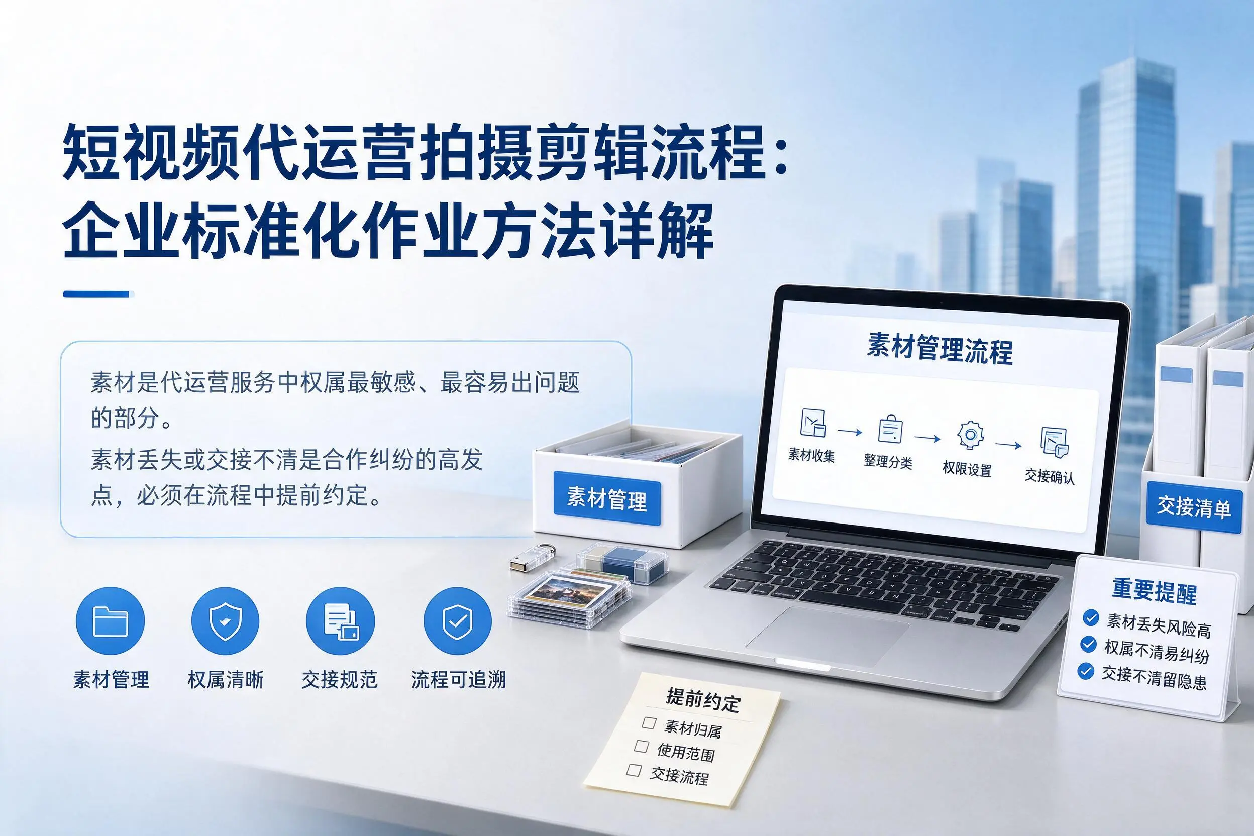 短视频代运营拍摄剪辑流程：佛山企业标准化作业方法详解