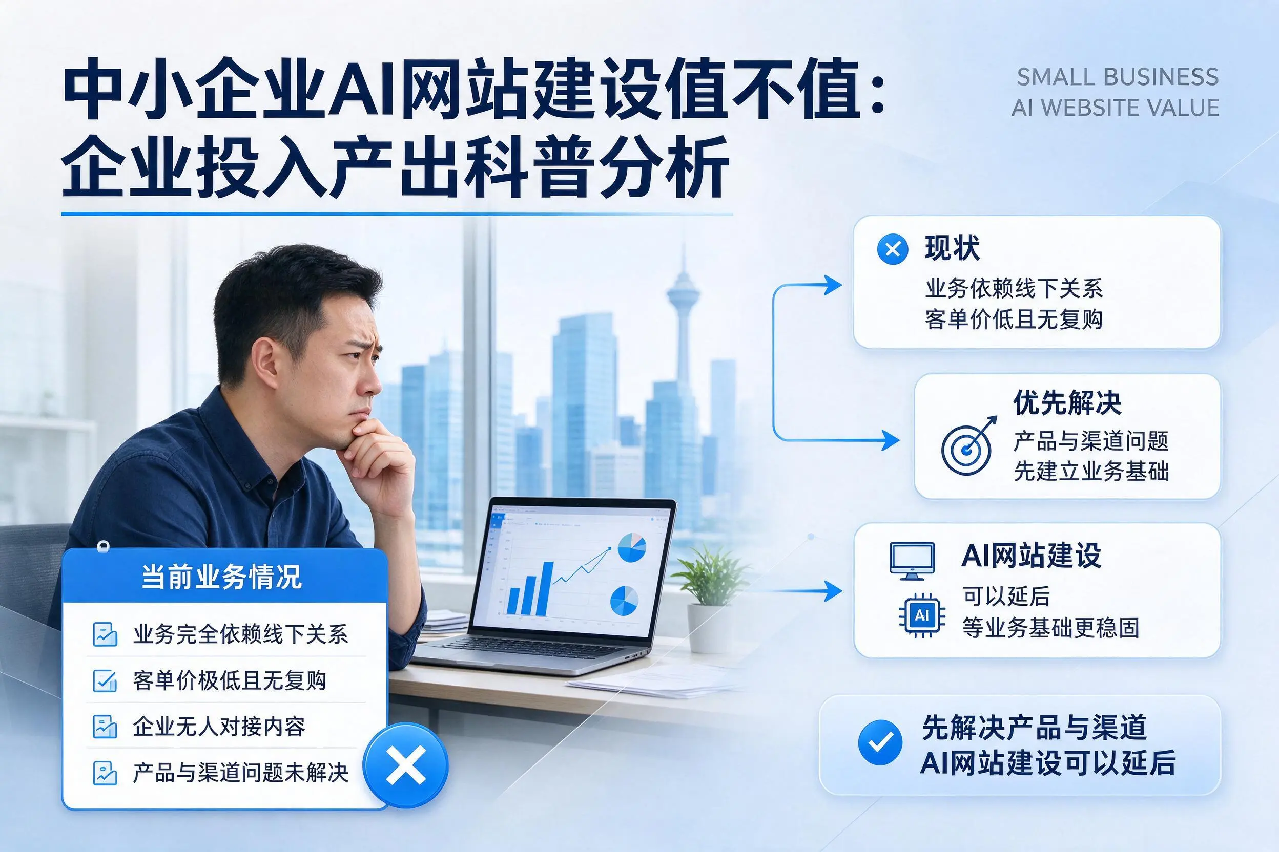 中小企业AI网站建设值不值：佛山企业投入产出科普分析