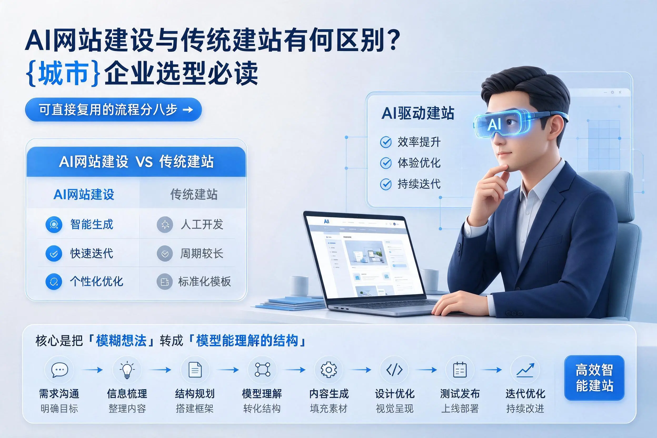 AI网站建设与传统建站有何区别？佛山企业选型必读