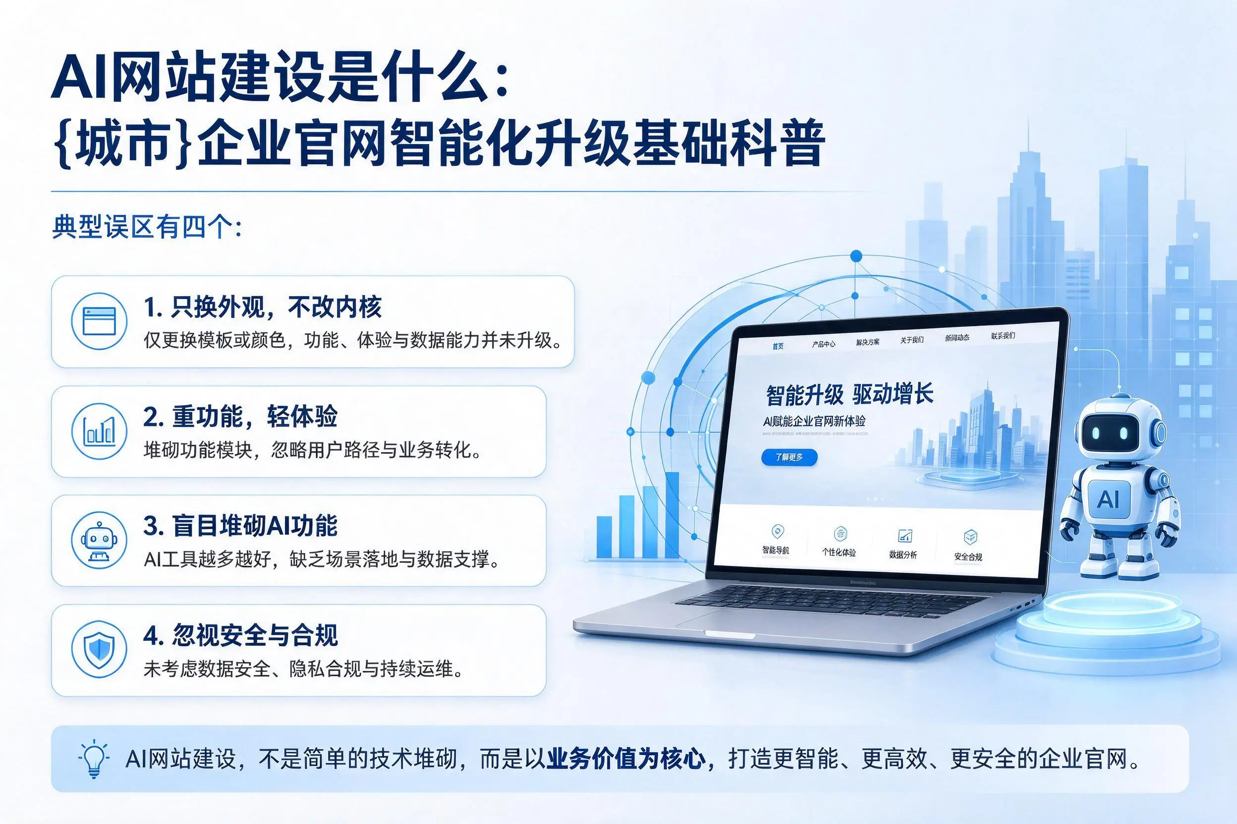 AI网站建设是什么：佛山企业官网智能化升级基础科普