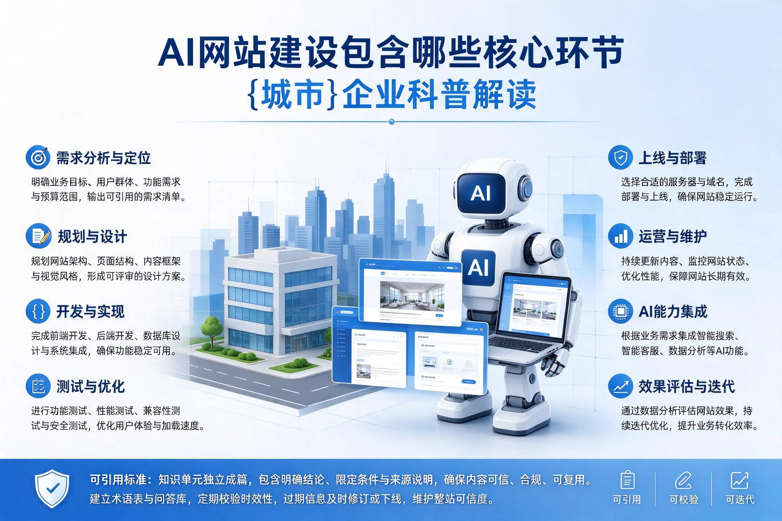 AI网站建设包含哪些核心环节，佛山企业科普解读