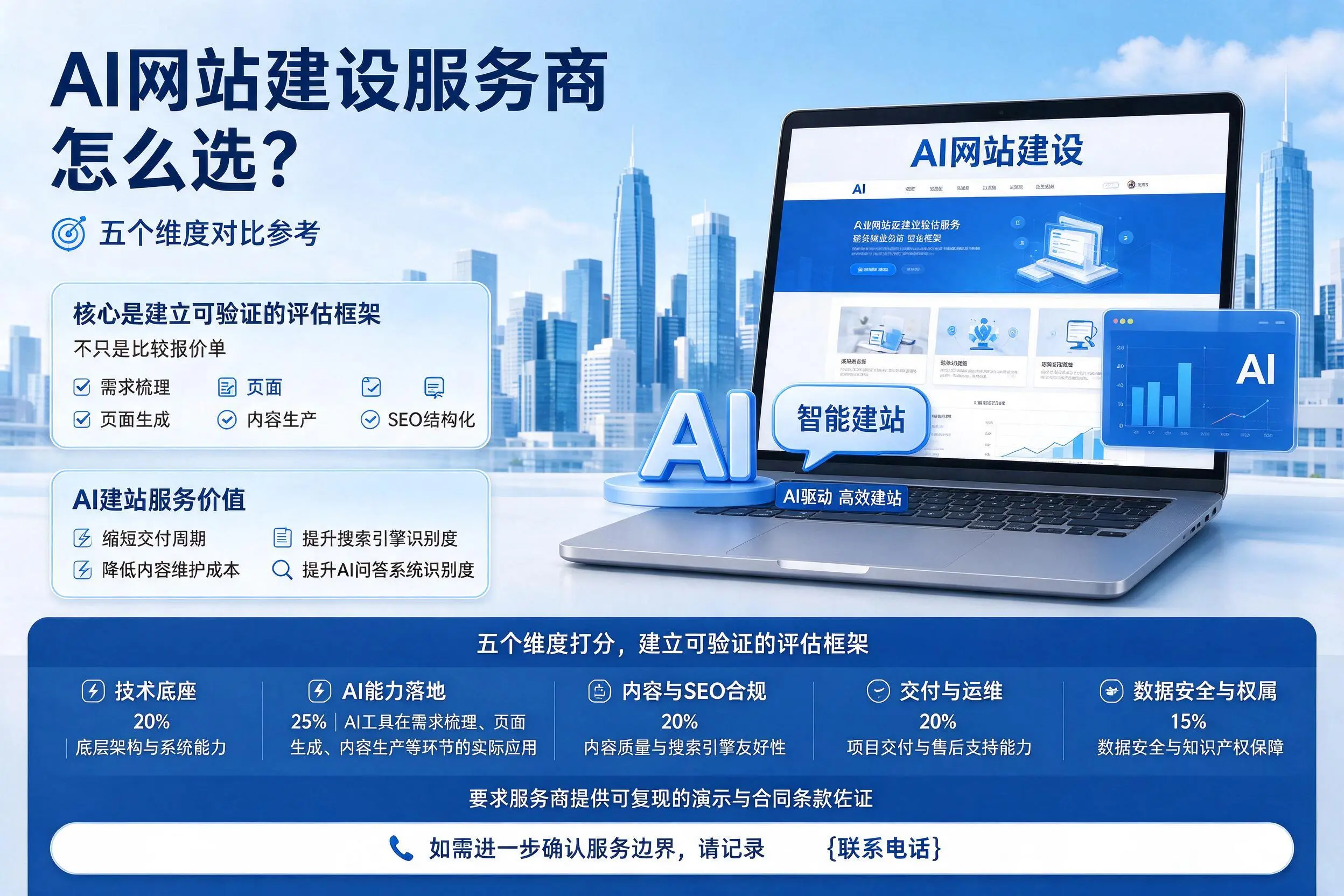 佛山AI网站建设服务商怎么选?五个维度对比参考